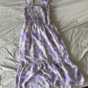 THML Lavender and Cream Kids Dress
